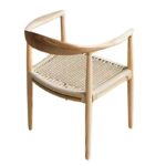 ΚΑΡΕΚΛΑ Teak wood &  Twist Wicker H78*W63*L56CM - 1412010002