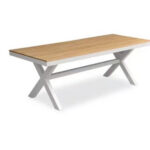 Τραπέζι Teak Wood Slats on Top - 1411010224