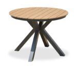 Τραπέζι Aluminium Alloy Frame + Surface Teak - 1411010227