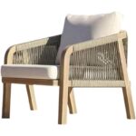 Καναπές Μονοθέσιος Teak & Braided Rope - 1411010214