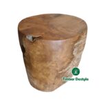 Teak Wood Stool - 1411010007