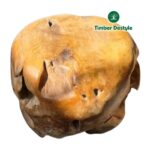 ΡΙΖΑ TEAK WOOD BALL STOOL 50X50X45 CM - 1413110016