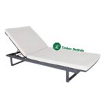 Ξαπλώστρα Αλουμινίου με αδιάβροχο στρώμα 1213140014 - timberdestyle