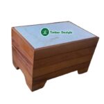 Τραπεζάκι Παραλίας με Μάρμαρο 1215010003 - timber destyle