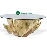 Ρίζα Τραπέζι TEAK WOOD Coffee table 1413110030 - timber destyle