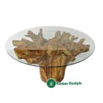 Ρίζα Τραπέζι TEAK WOOD Coffee table 1413110031 - timber destyle