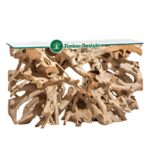 Ρίζα Τραπέζι TEAK WOOD Coffee table 1413110033 - timber destyle