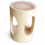 Σκαμπό / Βοηθητικό Τραπέζι από Ξύλο Suar-1411010309