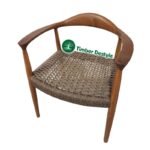 ΚΑΡΕΚΛΑ  Eva teak wood & Rope-1412010066