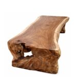Τραπέζι Μασίφ TEAK (Live Edge) 330x150/115/120x9 -1411010324