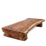 Τραπέζι Μασίφ TEAK (Live Edge)-440x137/128/145x8-1411010326