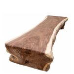 Τραπέζι Μασίφ TEAK (Live Edge)- 500x110/95x100x8-1411010329